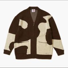 美品★L★22SS★サノバチーズ★B&Y 別注 ラインカーディガン★厚手コットン 2025年最新】son of the cheese カーディガンの人気アイテム