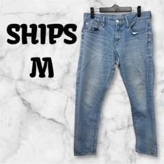 【a-1083】 SHIPS シップス スリムテーパード デニム ジーンズ M