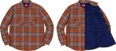 Supreme Pile Lined Plaid Flannel Shirt