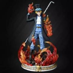 【新品】値下げ‼️ワンピース サボ メラメラ フィギュア 革命軍 ガレージキット 新品】値下げ‼️ワンピース サボ メラメラ フィギュア 革命軍
