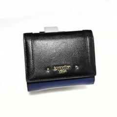 【美品】【早い者勝ち】Samantha 三つ折り財布 サマンサタバサ Samantha Thavasa シンプルバイカラー口金折財布