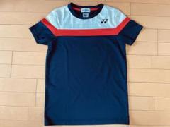 YONEX バドミントン シャツ ネイビー/ホワイト/レッド