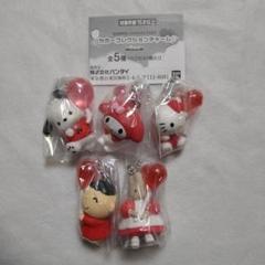 サンリオキャラクターズ　 カラーコレクションチャーム　レッド 　全5種セット