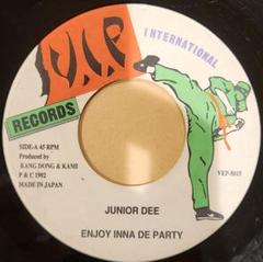 【レア】Junior Dee Enjoy Inna De Party ジャパレゲ Junior Dee（ジュニアディー） - Enjoy Inna De Party【7-20069