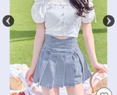 ミシェルマカロン 美脚デニムスカパン - メルカリ