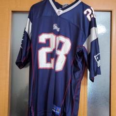 【US古着◎送料無料】ニューイングランド・ペイトリオッツ デカロゴ パーカーL nflニューイングランドペイトリオッツ刺繍ロゴプリントティー