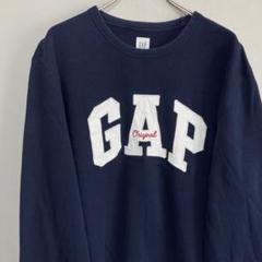 セール 登場から人気沸騰 GAP オールドギャップ OLD トレーナー スウェットXL ネイビー紺 トップス
