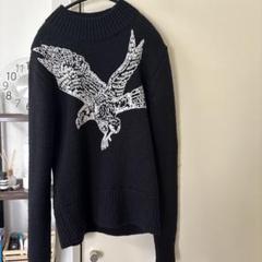 23AW DRIES VAN NOTEN イーグル ブラック ニット S
