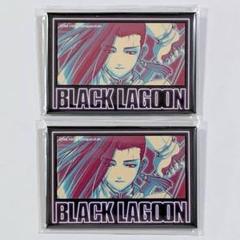 ブラックラグーン　スクラッチ　E賞　スクエア缶バッジ　全種　全8種　セット ブラックラグーン スクラッチ E賞 スクエア缶バッジ 全種 全8種