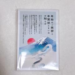 年賀状じまい2025（新年お知らせ）私製10枚入り 特選デザイナーズ
