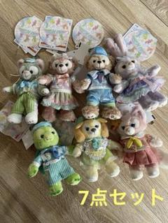 新品未使用　ぬいぐるみバッジ カラフルハピネス ダッフィー＆フレンズ20周年