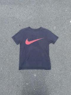 00s NIKE 短丈 Tシャツ センタースウォッシュ レア y2k ブラック