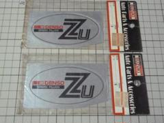 正規品 ND DENSO ZU ステッカー 2枚98×53mm 当時物 デンソー