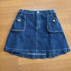 バーバリー　キッズ　デニムスカート
