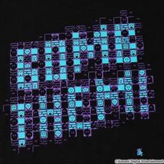 ボンバーマン Tシャツ　ブラック× ブルー