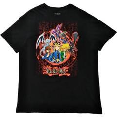 古着 遊戯王 Tシャツ Lサイズ 黒 アニメT 遊☆戯☆王 海外