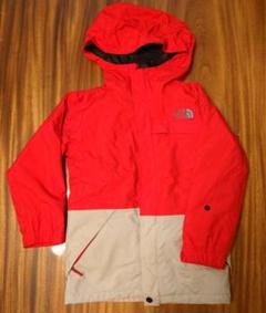 THE NORTH FACE キッズジャケット 100cm 赤/ベージュ