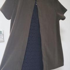 美品　カーキ　半袖　レディース　トップス　カットソー