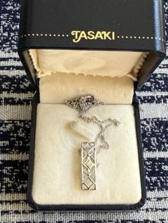 TASAKI K18WG ダイヤ ネックレス 0.04ct 美品