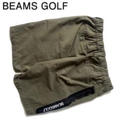BEAMS GOLF ビームスゴルフ ハーフパンツ ロゴ カーキ メンズ S