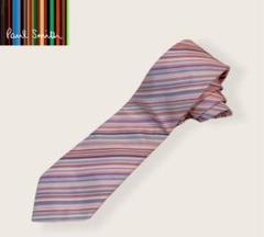 paul smith ポールスミス ストライプ ドッド シルク100%