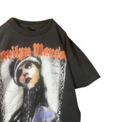 Marilyn Manson マリリン・マンソン プリント Tシャツ ブラック