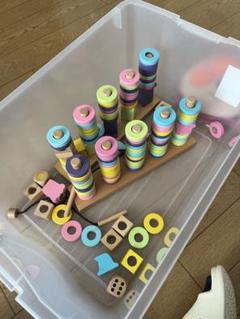 リングテン ？ つみきの王国 woody puddy 　知育玩具　積み木