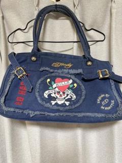 エド・ハーディー　ラブキルバッグ　ハンドバッグ　Y2K 　Ed Hardy Ed Hardy Duffle Bag True Love Indian Princess Lime Green