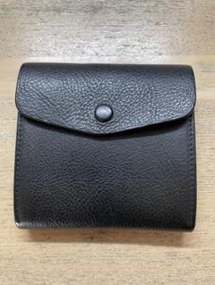 極美品 Sinleathers シンレザーズ ミドルウォレット 財布 ブラック 財布 シンレザーズ 人気 二つ折り財布 おしゃれ カード収納