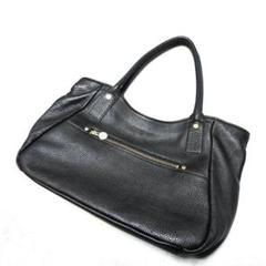 良品【russet】ラシット レザートートバッグ ブラック 黒 日本製