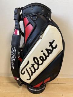 Titleistツアー キャディバッグ ブラック/ホワイト/レッド Yahoo!オークション - タイトリスト キャディバッグ レッド/ブラック