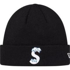 超美品,新品 Supreme New Era S Logo ニットキャップ