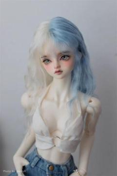 AX662 BJD 1/3 人形 ドール ウィッグ カツラ 耐熱 ハンドメイド