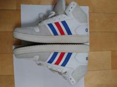 adidas ハイカット /メッシュ/ホワイト/レッド/ブルー/27.5 27.5cm adidas ハイカットスニーカー ホワイト/ブルー/レッド