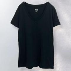 モッシモ MOSSIMO 半袖Tシャツ カットソー Vネック 無地 シンプル L