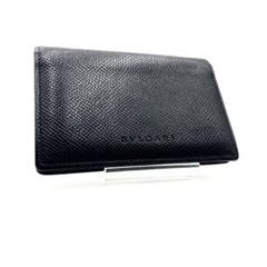 美品✨ブルガリ ビーゼロワン レザー 名刺入れ カードケース ブラック BVLGARI ブルガリ 名刺入れ メンズ レディース ブルガリ