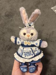 写真子発送❣️上海ディズニー　ブルー&ホワイトステラルーぬいぐるみキーチェーン 上海ディズニー 青花 ステラルー ぬいぐるみ キーチェーン