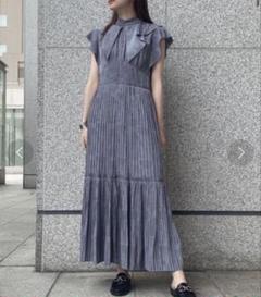 2025年最新】snidel プリーツワンピース ブルーの人気アイテム