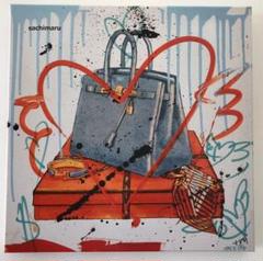 Oliver Gal My Blue Bag Remix キャンバス 41x41 Oliver Gal My Blue Bag Remix キャンバス 41x41 - メルカリ