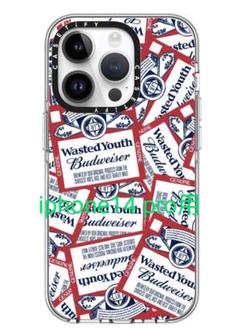 iPhoneアクセサリー Wasted Youth x Budweiser iPhone14 pro Wasted Youth x Budweiser x CASETiFY トリプルコラボ