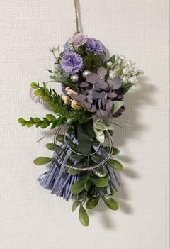 紫色のタッセル壁飾り しめ縄飾り風のサムネイル
