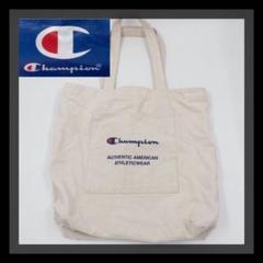 ほぼ未使用品 champion チャンピオン ビニール トートバッグ&サコッシュ Champion - チャンピオン Champion トートバック トート 非売品