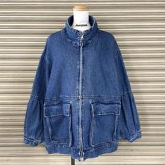HARE（ハレ）の「【SET UP対応】デニムコンパクトフードブルゾン