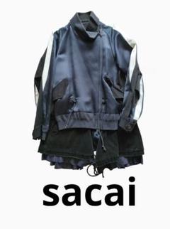 美品希少sacai サカイドッキングモッズコートsize1 sacai - sacai サカイ コート モッズコートの通販 by まりもも
