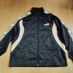PUMA スポーツジャケット 140サイズ 黒/ベージュ