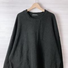 GLAMOUR ビッグシルエット　ダメージ加工　トレーナー　スウェット　韓国古着