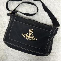 【美品】ヴィヴィアンウエストウッド ショルダーバッグ オーブ 型押し デニム 美品】ヴィヴィアンウエストウッド ショルダーバッグ オーブ 型