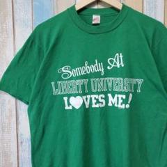 MT☆ヴィンテージＴシャツ☆80s☆シングルステッチカレッジロゴプリント