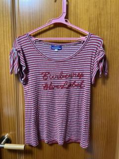 バーバリーブルーレーベル　ストライプ Tシャツ 38