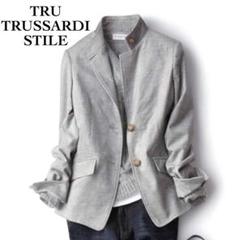 美品・未使用★タグ付き　トラサルディ　白ジャケット 2025年最新】trussardi ジャケットの人気アイテム - メルカリ